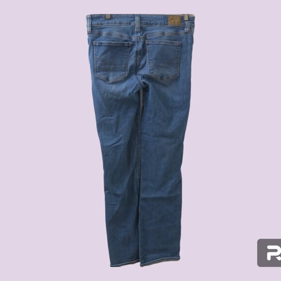 American Eagle Outfitters next level stretch skinny kick in blue size 6. - Picture 4 of 10